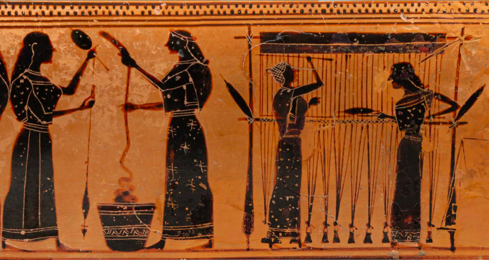 Scene De Tissage