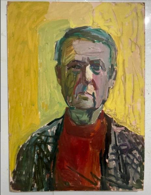 Autoportrait de l’artiste - Nikolai Petrovich Glushchenko (1901-1977)