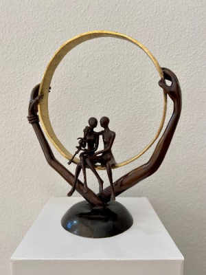 Bronze anneau suspendu