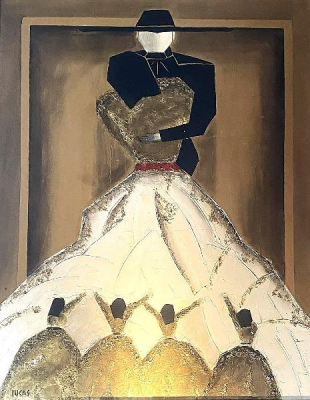 Carmen or (huile sur toile)