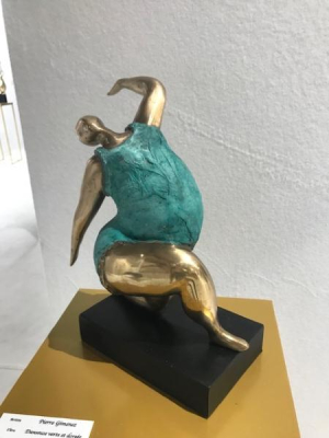 Danseuse verte et dorée - Pierre Gimenez