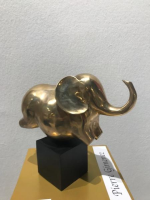 Eléphant Doré - Pierre Gimenez