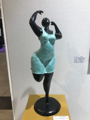 Grande danseuse verte et noire - Pierre Gimenez