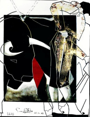 Tauromachie Paco Ojeda (huile sur toile)