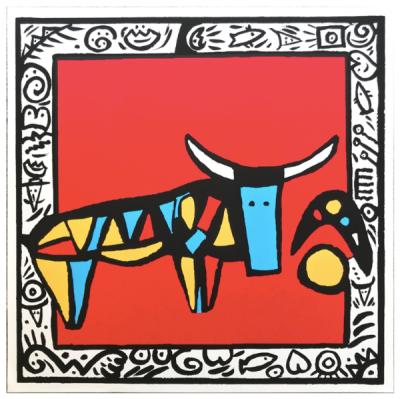 TImpression d'art : Toro Rigolo - Pierre Gimenez
